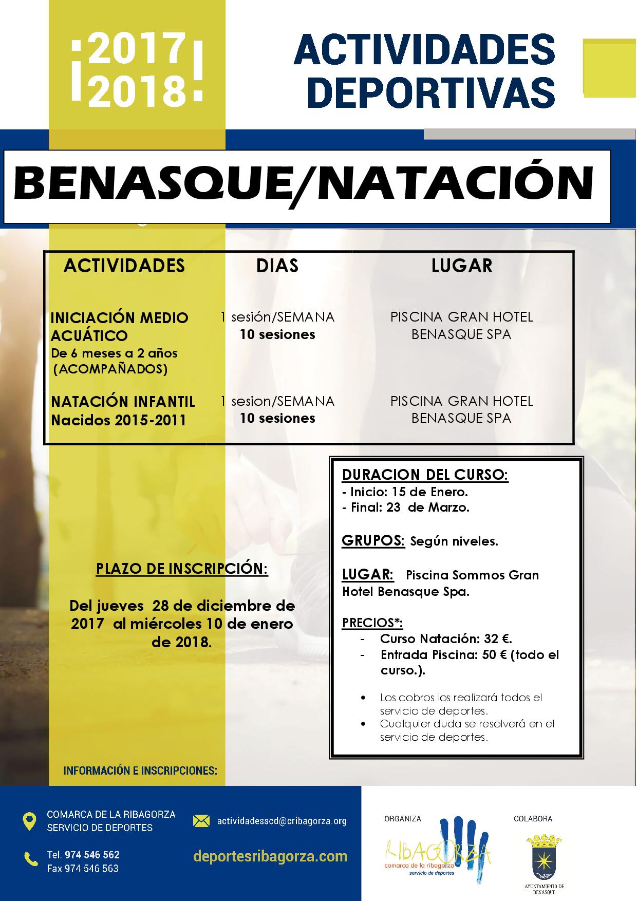 CURSO NATACION BENASQUE 2017-2018